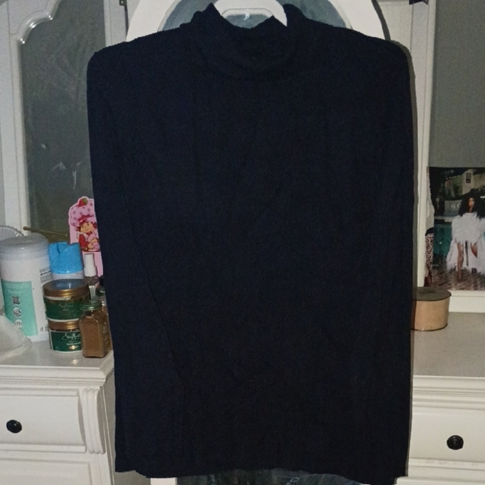 Coldwater Creek Dark Knit Top